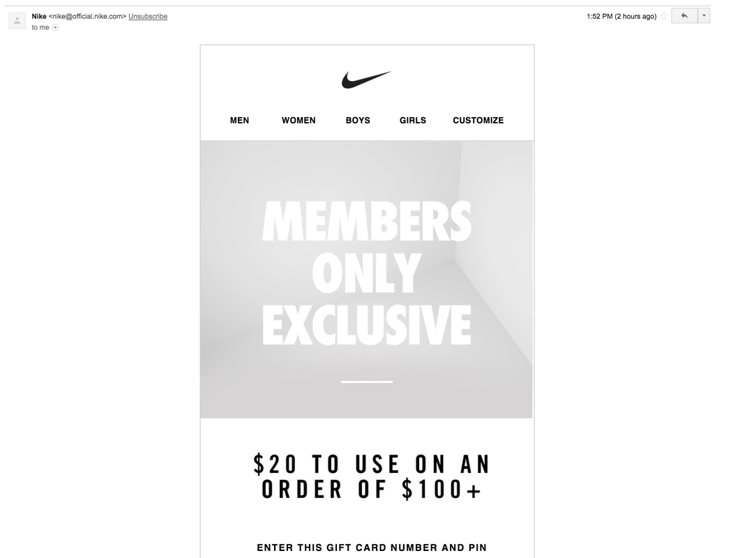 Category: Nike The Gift Card Network