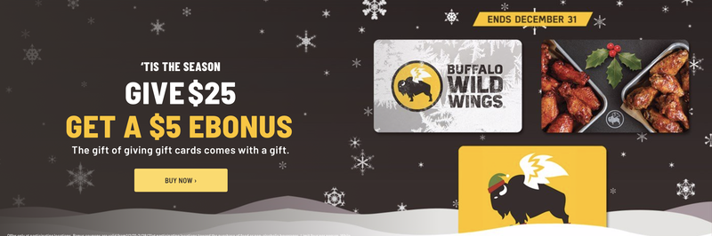 Category Buffalo Wild Wings The Gift Card Network