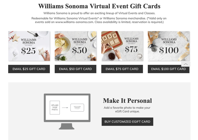 Category: Williams Sonoma - The Gift Card Network